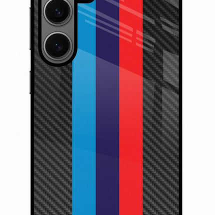 BMW Stripes Pattern Samsung S24 Glass Case