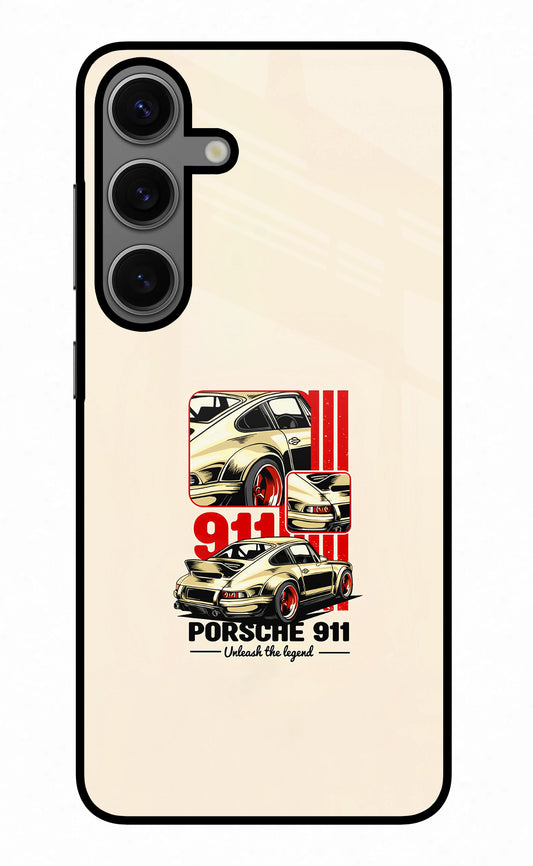 Classic Porsche 911 Samsung S24 Glass Case