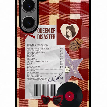 Queen of Disaster Samsung S24 Glass Case