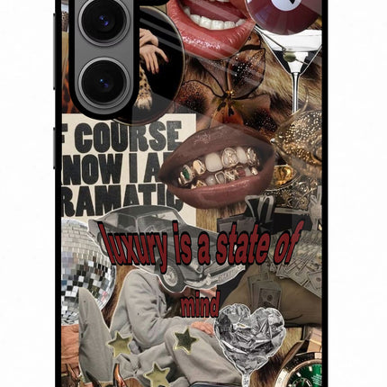 Luxury Samsung S24 Glass Case