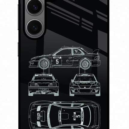 WRC'99 Samsung S24 Glass Case Back Cover by Casekaro