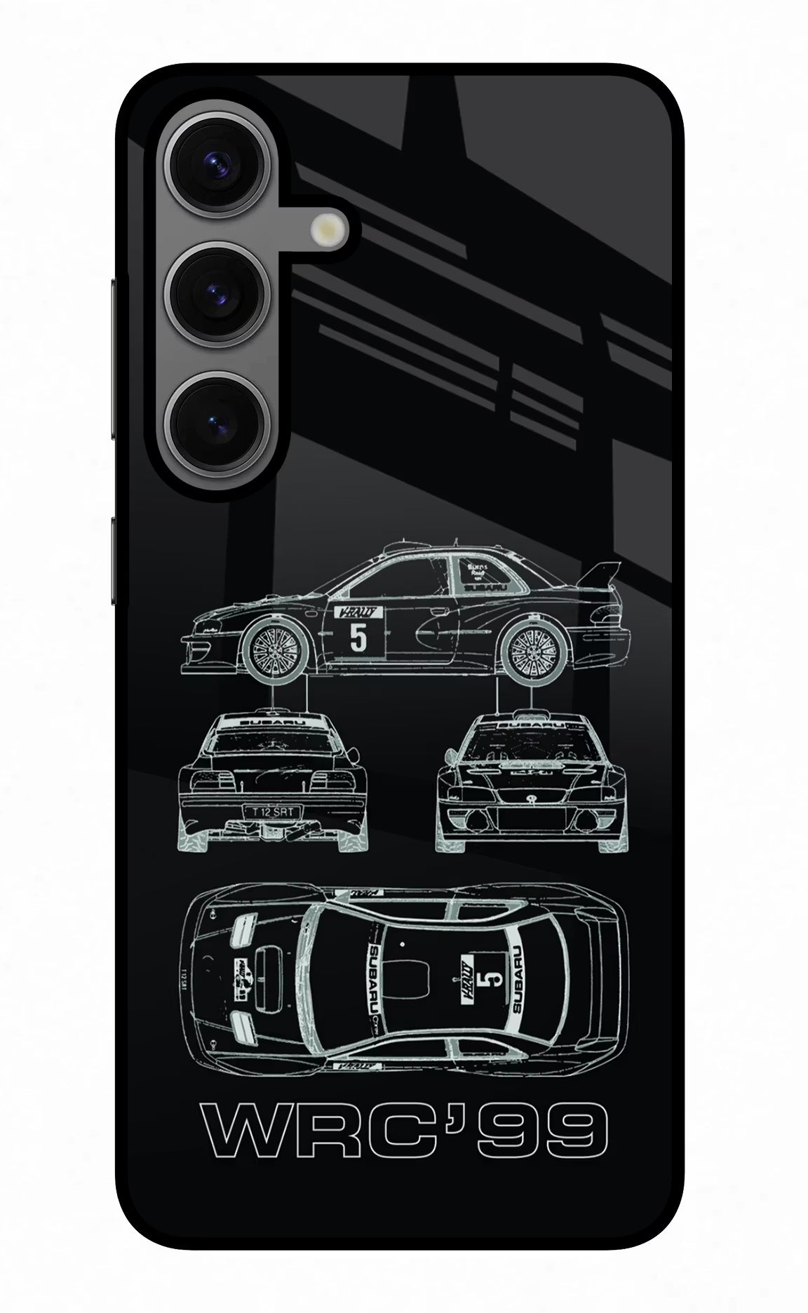 WRC'99 Samsung S24 Glass Case Back Cover by Casekaro
