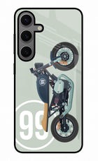 Classic Cafe Racer 99 Samsung S24 Glass Case
