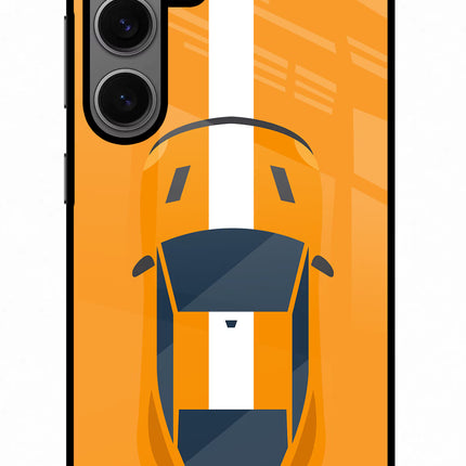 Highway Pursuit Samsung S24 Glass Case Back Cover by Casekaro