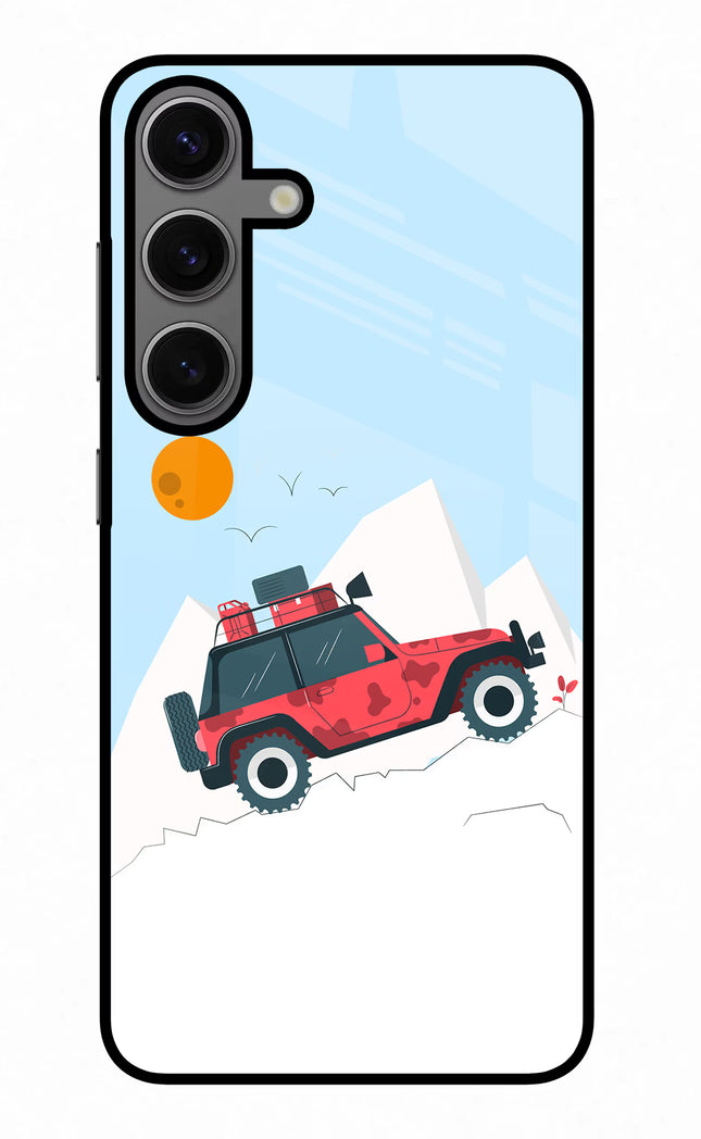 Mountain Trail Beast Samsung S24 Glass Case
