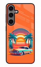 Palm Drive 80s Samsung S24 Glass Case
