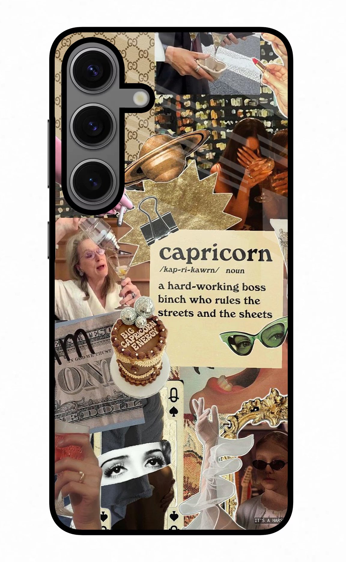 Capricorn Zodiac Samsung S24 Glass Case