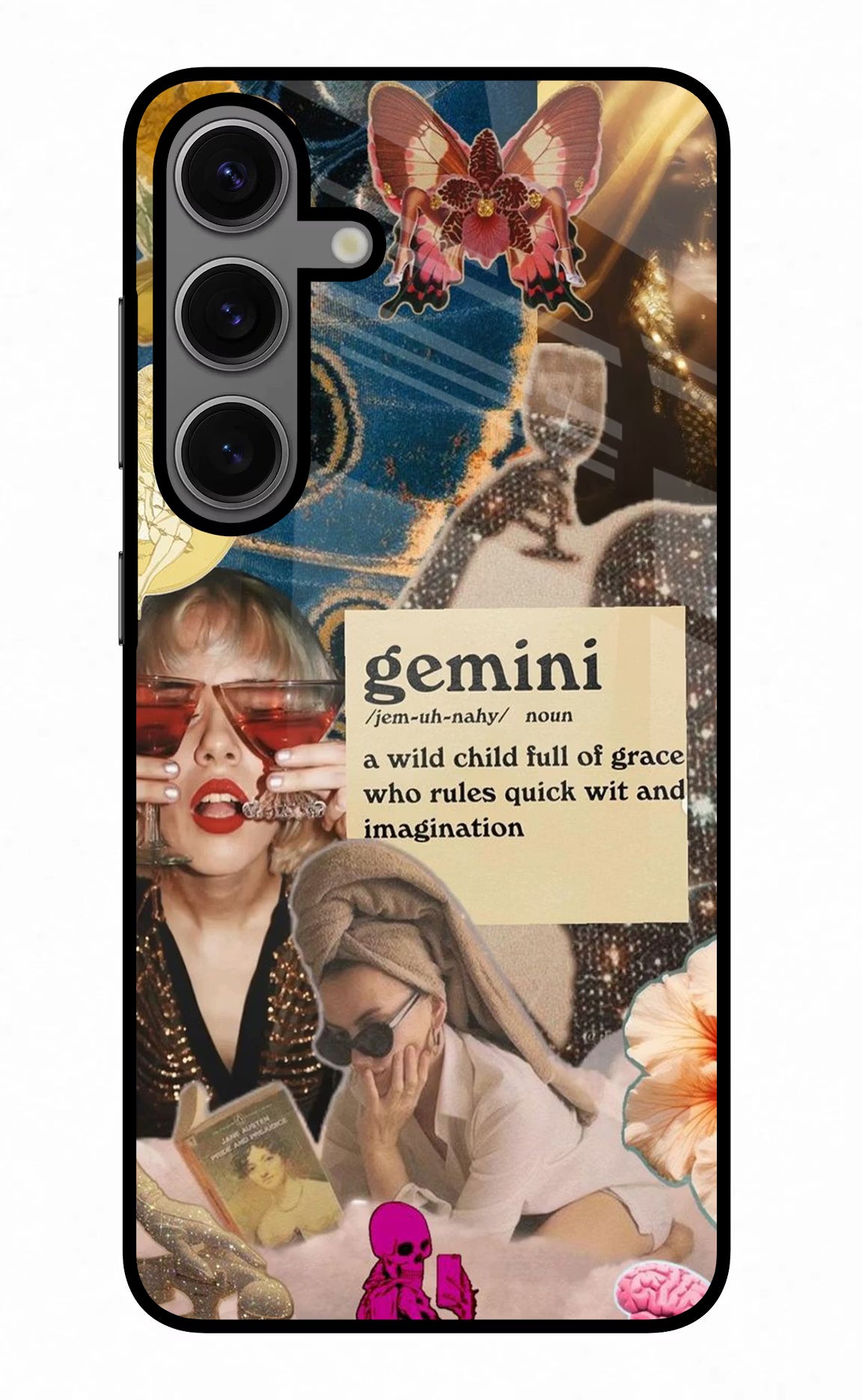 Gemini Zodiac Samsung S24 Glass Case