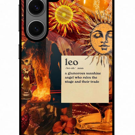 Leo Zodiac Samsung S24 Glass Case
