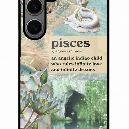 Pisces Zodiac Samsung S24 Glass Case
