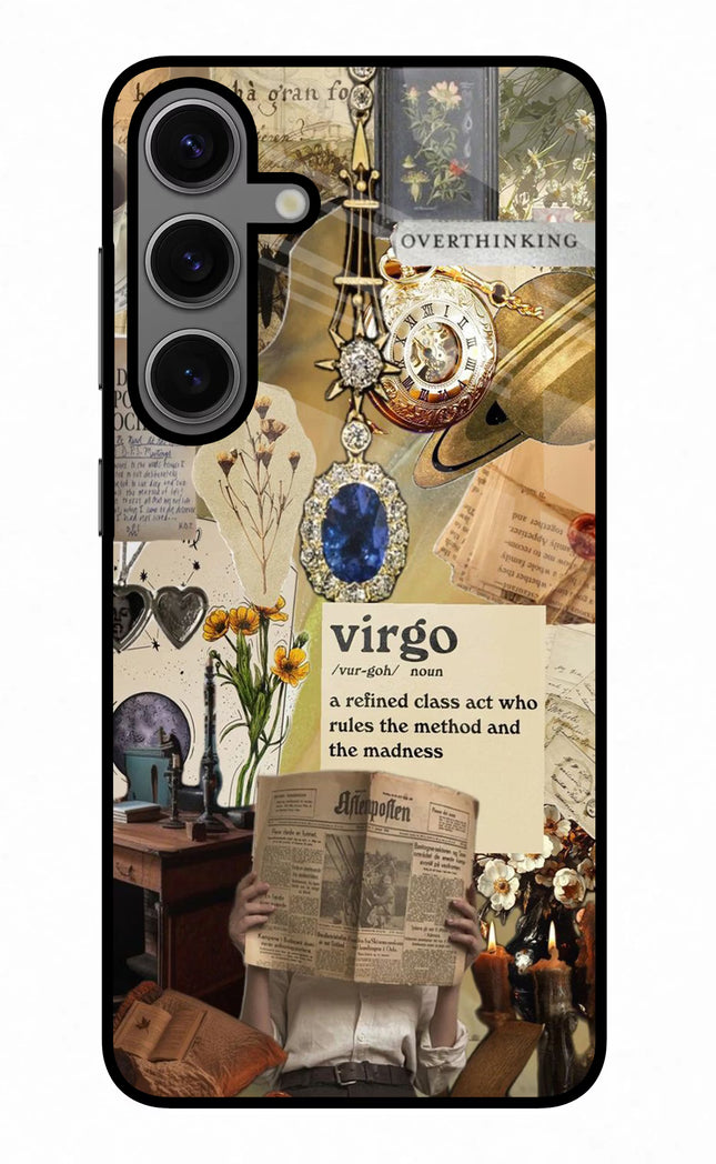 Virgo Zodiac Samsung S24 Glass Case