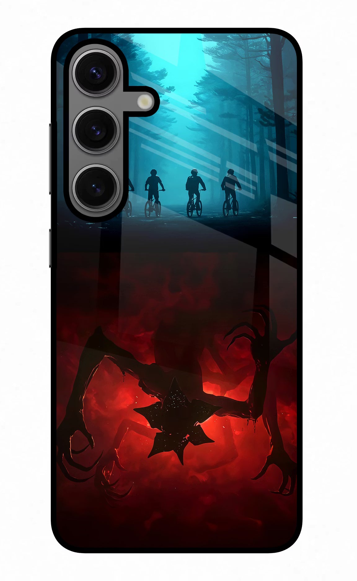 Ordinary Things Downside Up Samsung S24 Glass Case Back Cover by Casekaro