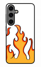 Fired Up – White Samsung S24 Glass Case