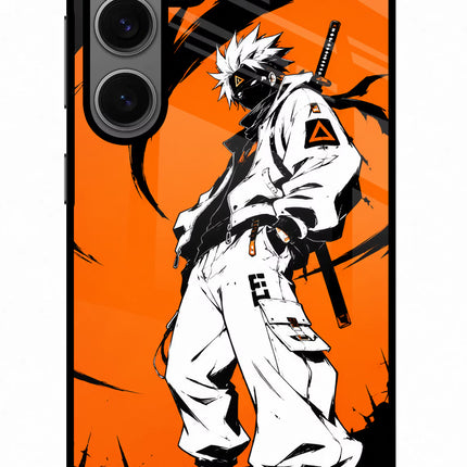 Street Samurai  Samsung S24 Glass Case Back Cover by Casekaro