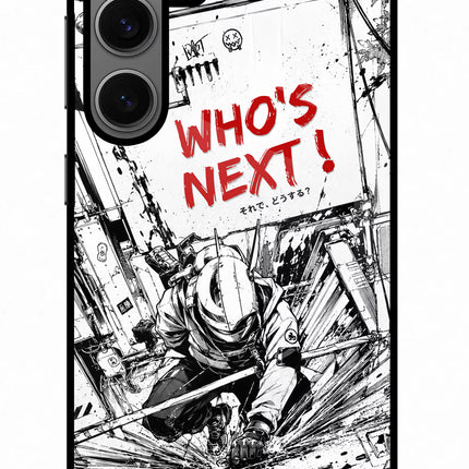 Who's Next Samsung S24 Glass Case Back Cover by Casekaro