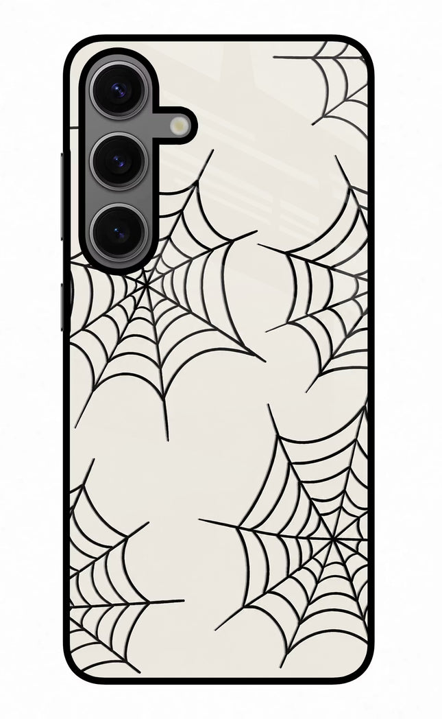 Spider Web Samsung S24 Glass Case