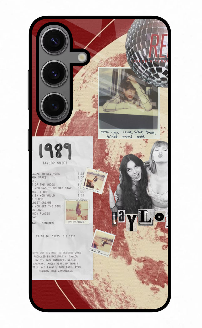 Taylor Swift Samsung S24 Glass Case