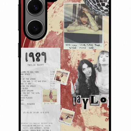 Taylor Swift Samsung S24 Glass Case Back Cover by Casekaro
