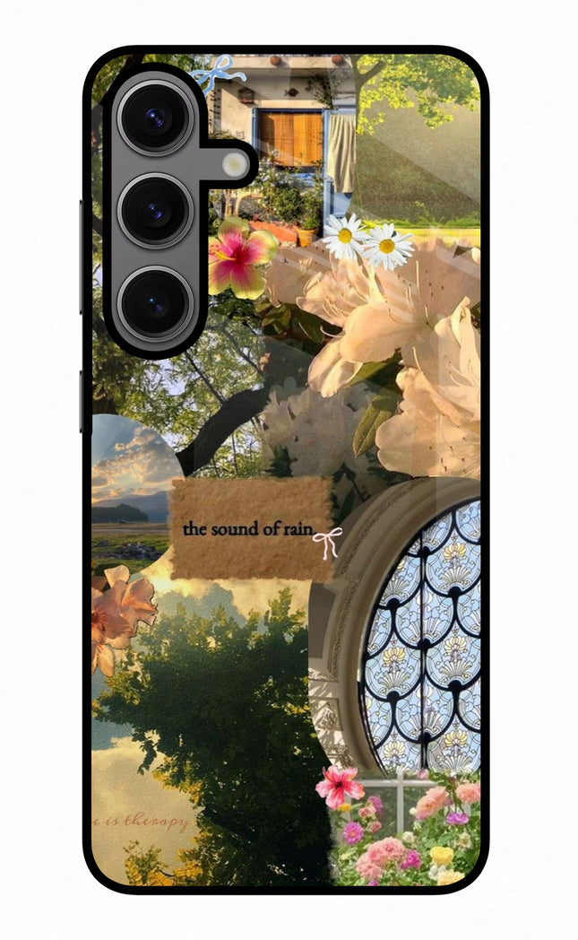 Rain Samsung S24 Glass Case