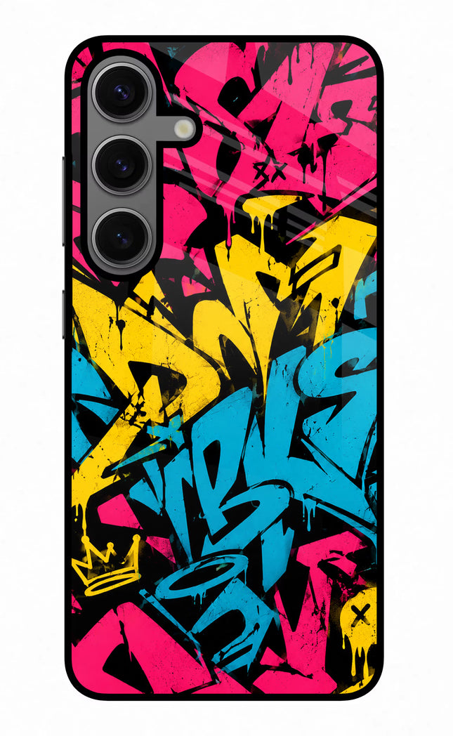 Graffiti Vibe Samsung S24 Glass Case
