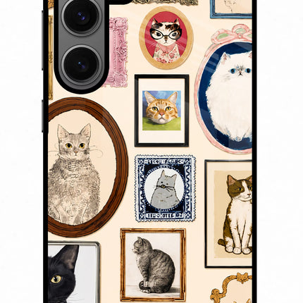 Mirror Cats Samsung S24 Glass Case