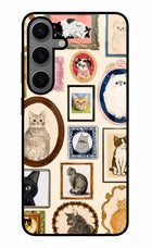 Mirror Cats Samsung S24 Glass Case