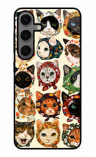 Cool Cat Samsung S24 Glass Case