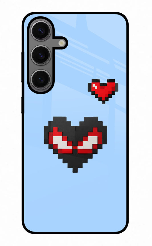 Peter Heart Samsung S24 Glass Case