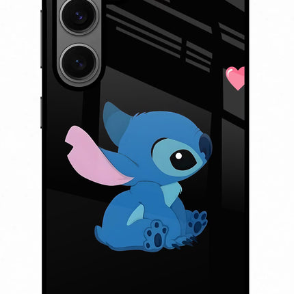 Stitch Crush Samsung S24 Glass Case