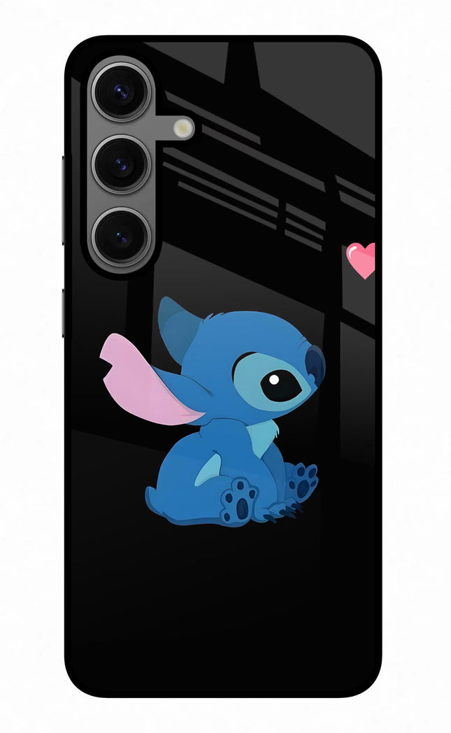Stitch Crush Samsung S24 Glass Case