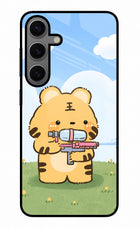 Tiger Treat Samsung S24 Glass Case
