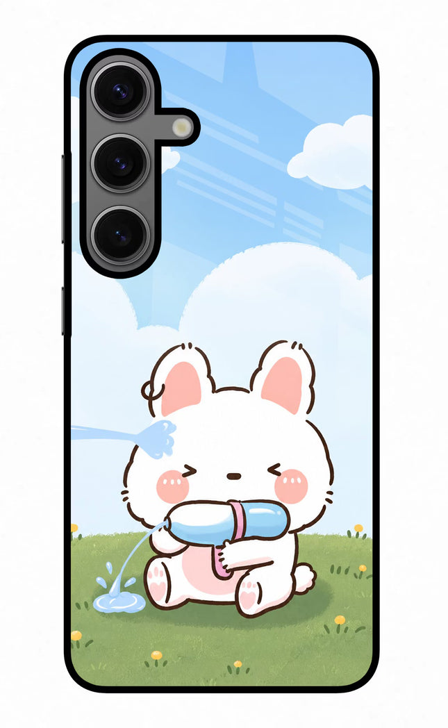 Bunny Treat Samsung S24 Glass Case