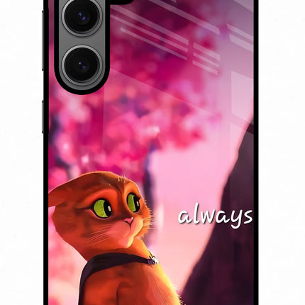Always Cat Samsung S24 Glass Case