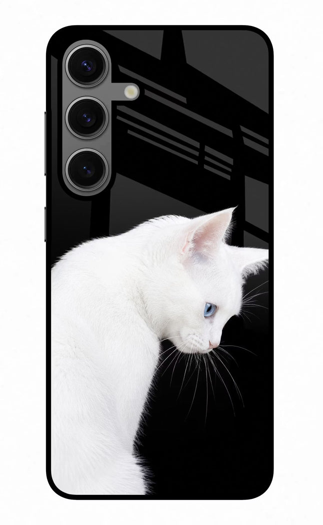 Snow Gaze Samsung S24 Glass Case