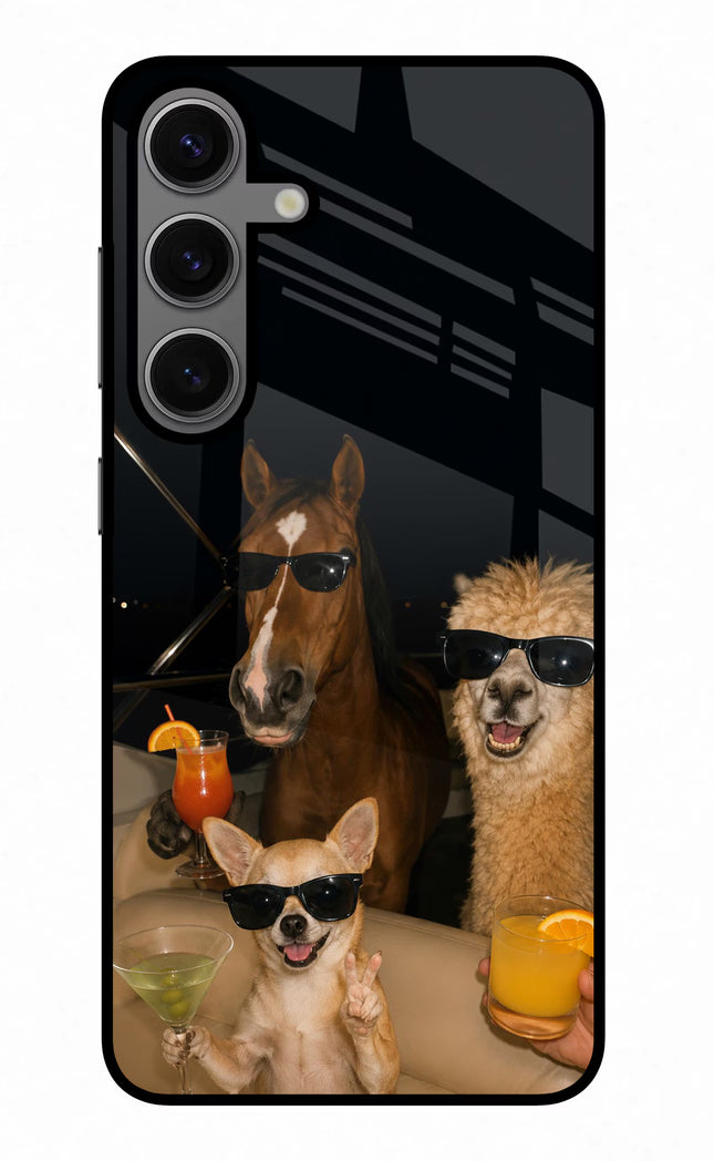 Party Squad Samsung S24 Glass Case