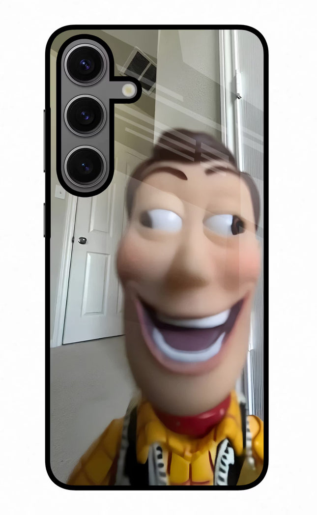 Side Eye Woody Samsung S24 Glass Case