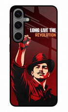 Bhagat Singh Revolution Samsung S24 Glass Case