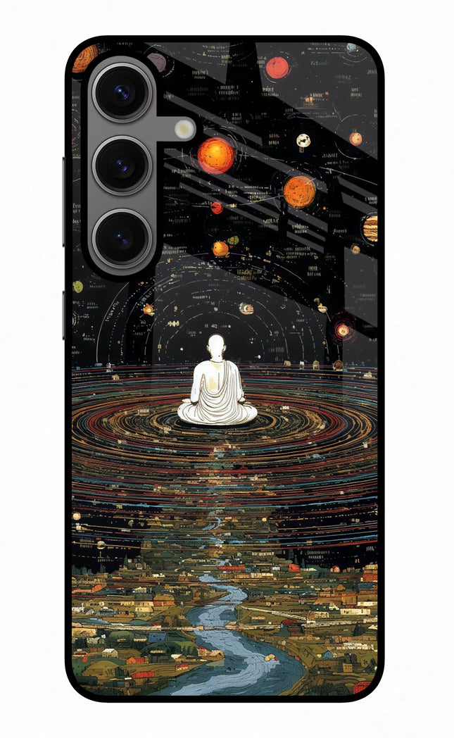 Space Monk Samsung S24 Glass Case