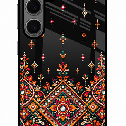 Noir Mehfil Samsung S24 Glass Case