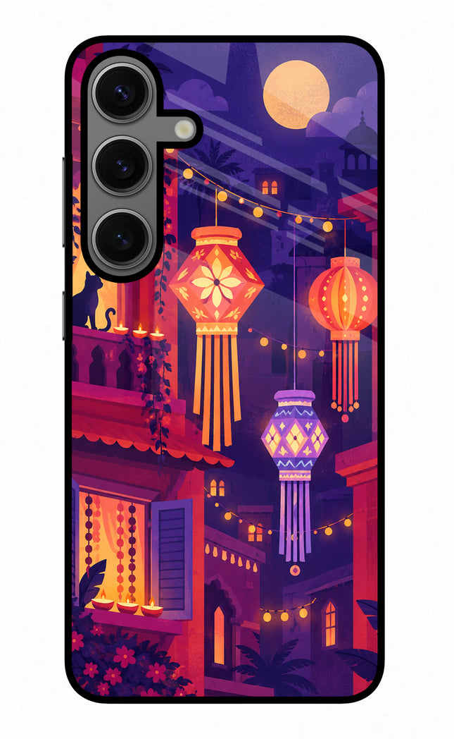 Lantern Lane Samsung S24 Glass Case