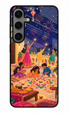 Diwali Night Samsung S24 Glass Case