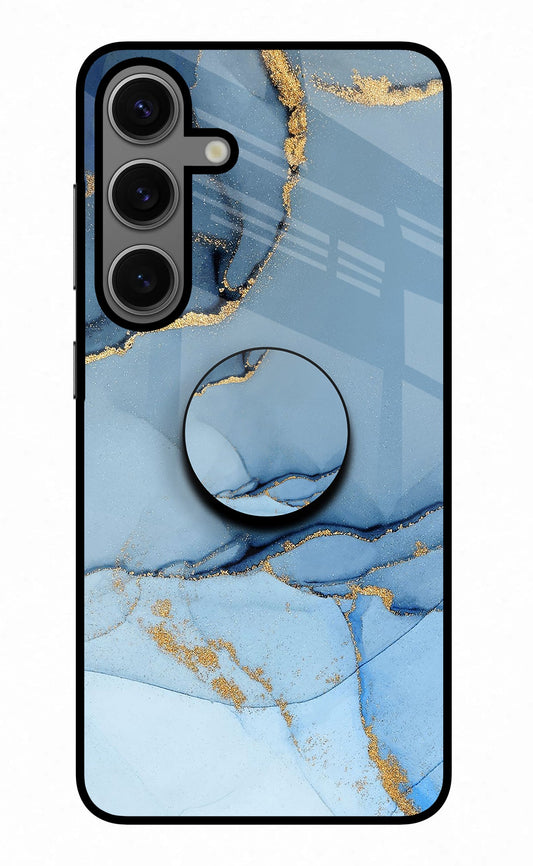 Blue Marble Samsung S24 Glass Case