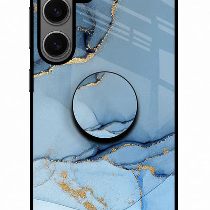 Blue Marble Samsung S24 Glass Case