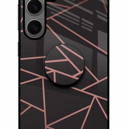 Geometric Pattern Samsung S24 Pop Case by Casekaro