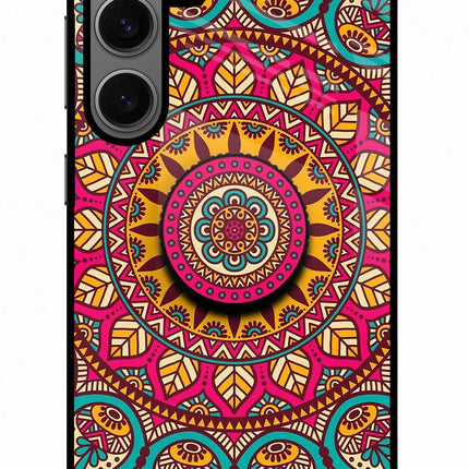 Mandala Samsung S24 Glass Case