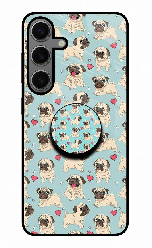 Pug Dog Samsung S24 Glass Case