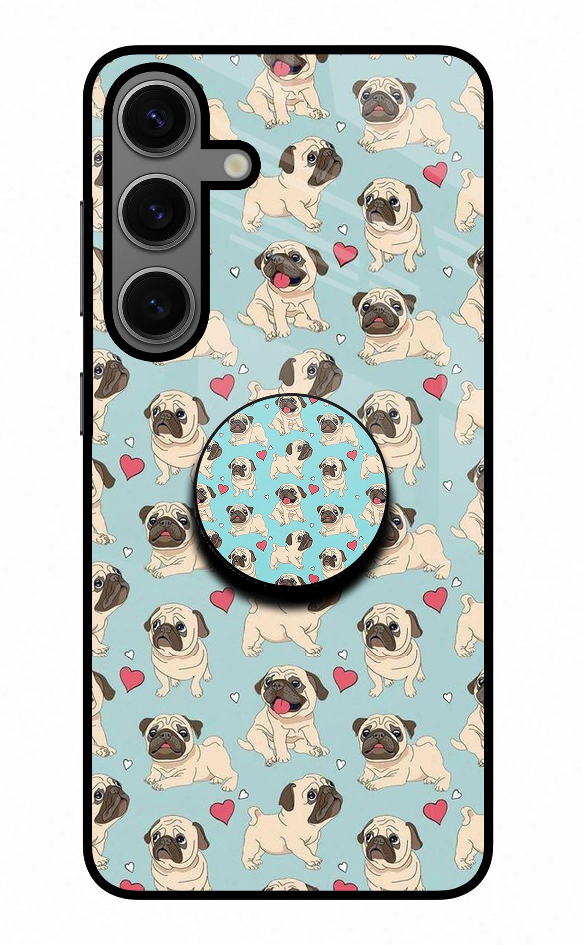 Pug Dog Samsung S24 Pop Case