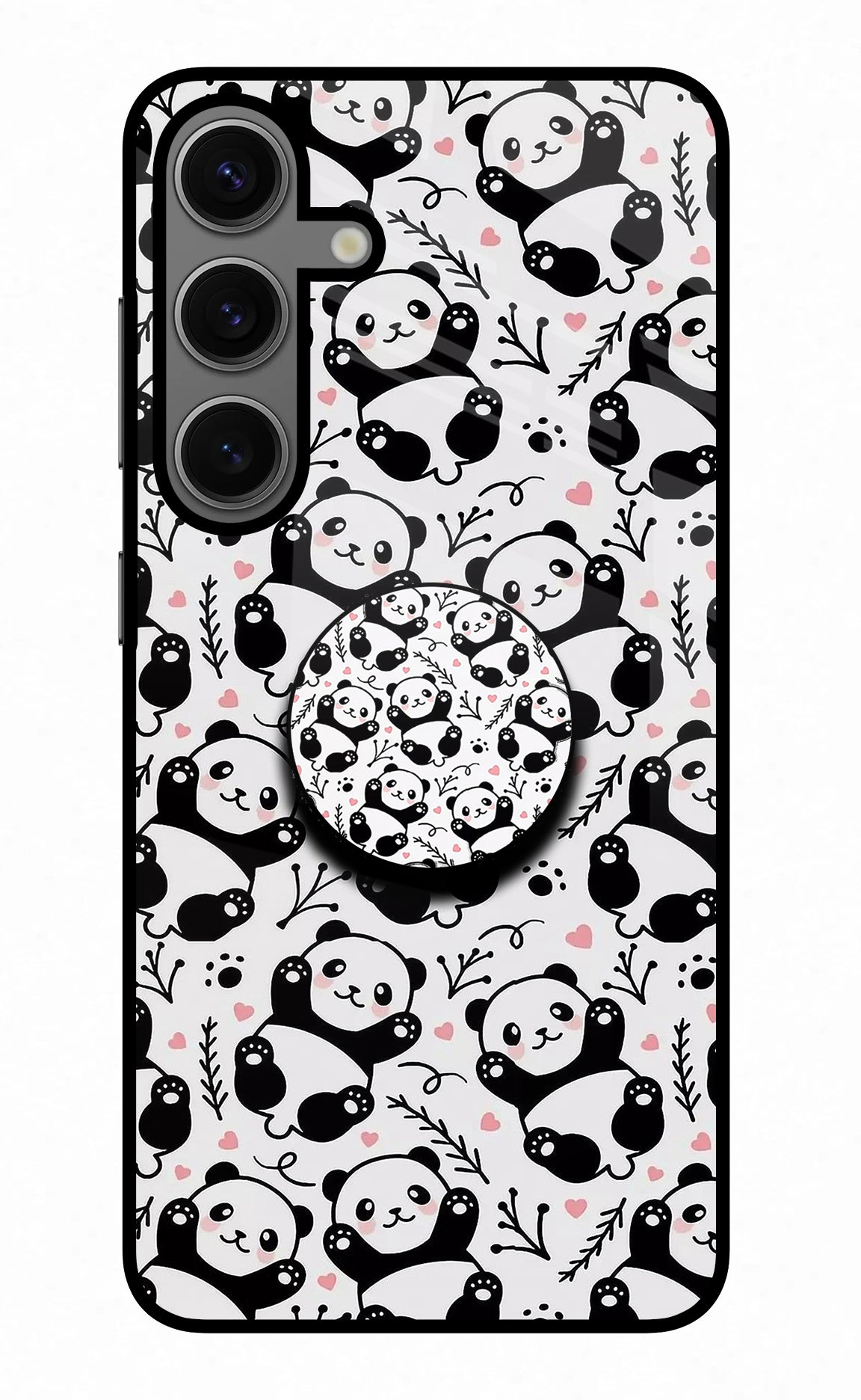 Cute Panda Samsung S24 Pop Case