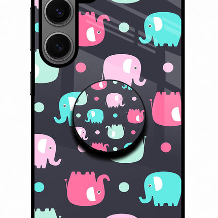 Baby Elephants Samsung S24 Pop Case by Casekaro