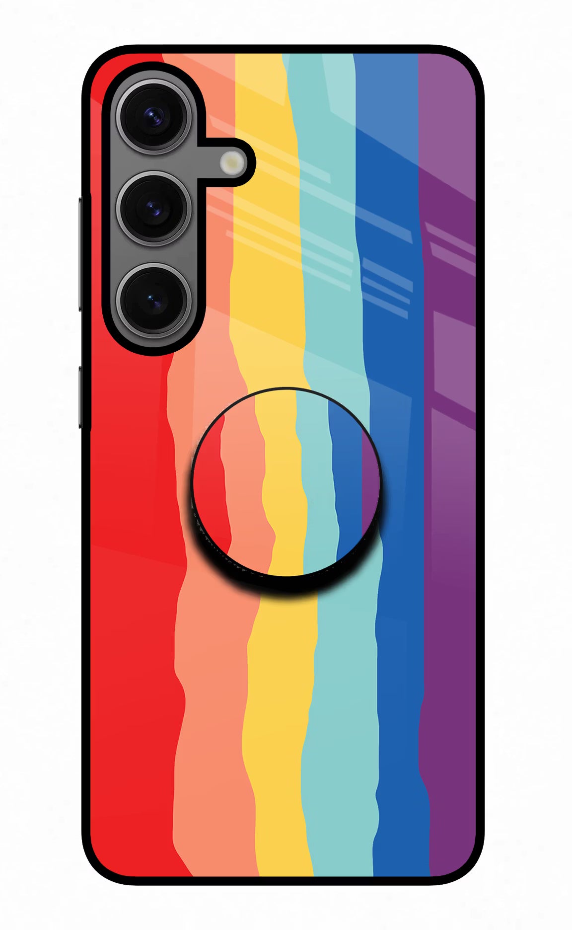 Rainbow Samsung S24 Pop Case by Casekaro